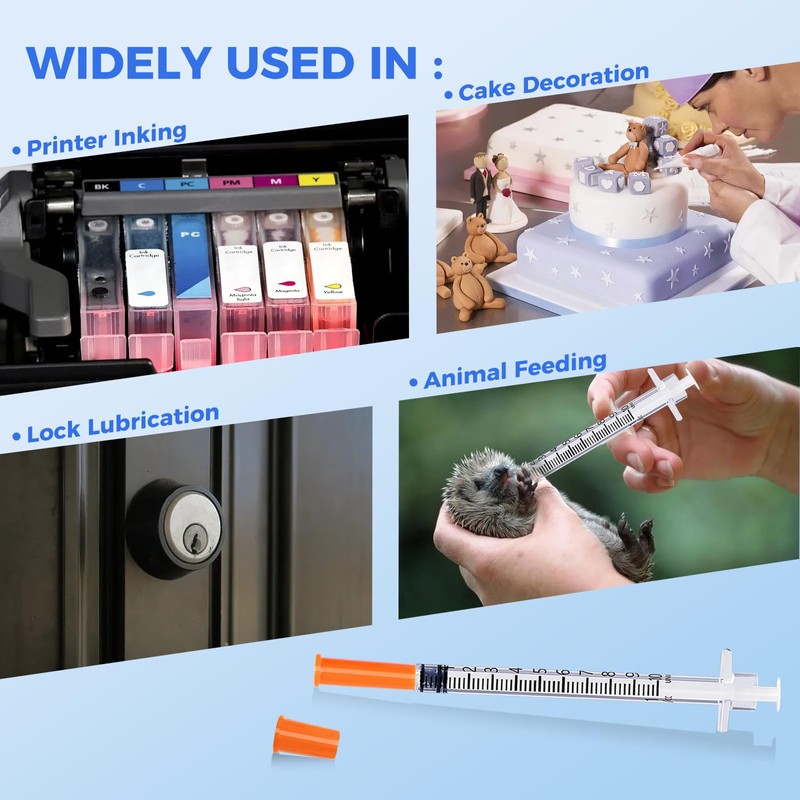 1 ML 31G 5/16 in (8 mm) Syringe, Disposable Individually