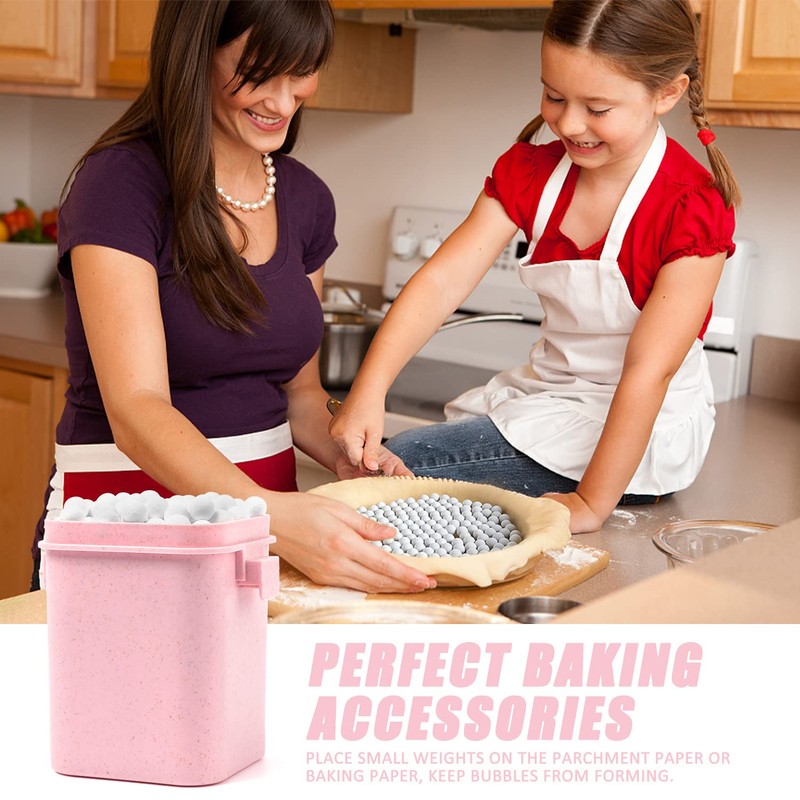 EIMMBD Ceramic Pie Weights Baking Beans 2.2 LB,10mm pie weights