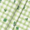 Horaldaily St. Patrick's Day Rectangular Tablecloth 52×70 Inch, Buffalo Plaid