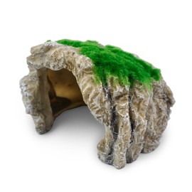 DOMICA Aquarium Cave Decorations for Small Fish, Betta, Reptile Hide, Resin Ornaments for 5 to 15 Gallon Fish Tank, Reptiles & Amphibians Habitat Decor Accessories