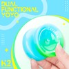 SHUNGRU Dual Purpose Yoyo K2 Blue Green, Responsive Yoyo for