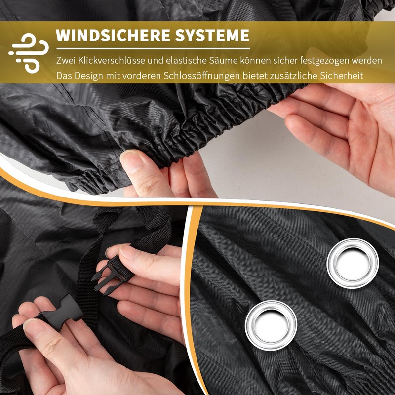 BEEWAY Bicycle Cover, 210D Nylon, Waterproof, Thick, Dustproof, UV Protection,