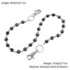 HZMAN Pant Chains for Women Biker Billiard No.8 Ball Beaded