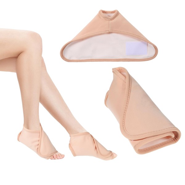 ElevateTech 2Pcs Castor Oil Pack Wrap for Ankle, Prevent Leakage