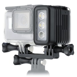 SOONSUN Diving Light High Power Rechargeable Dimmable Waterproof LED Video Light Fill Night Light for GoPro Hero 13/12/11/10/9/8/7/5/6/5/4/3+/3/2 Fusion Session SJCAM AKASO DJI OSMO Action Camera