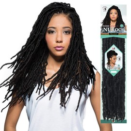 Bobbi Boss Synthetic Hair Crochet Braids African Roots Braid Collection Nu Locs 18" (4-PACK, BUG)