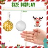 JUNEBRUSHS 600Pcs Christmas Ornament Hooks, Ornament Hangers with Snap Ornament