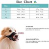 Dog Muzzle Black Pet Muzzle Nylon Mesh with Adjustable Loop