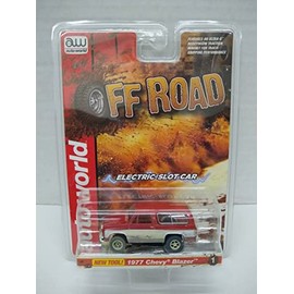 Auto World SC375-1 Off Road 1977 Blazer HO Scale Electric Slot Car - Red (SC375-1Red)
