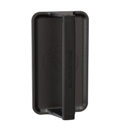 Blackstone 5553 Pre-Seasoned Cast Iron Griddle Press Medium Heavy Duty-Meat, Burger, Bacon, Steak, Panini, Sandwich, Sausage Heat Resistant Rubber Handle-10” x 5.5” (Rectangle), Black