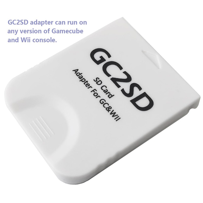 Hyamass GC2SD Storage Save Gamecube Memory Card Adapter Micro SD