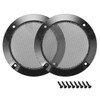 sourcing map 2pcs 4" Speaker Grill Mesh Decorative Circle Woofer