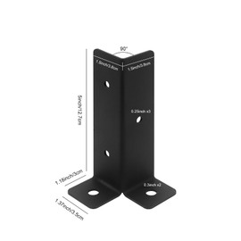 Beowanzk Fence Post Brackets, Fence Brackets, Fence Posts, Fence Post Support, Fence Panel Brackets, Post Supports, Fence Extension Available for Deck Post, Pergola Post, Mailbox Post
