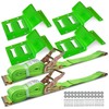 Digank E Track Wheel Chock Tie Down Kit, 2in*15ft Heavy