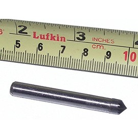 Canadian Tool and Supply 1/4-Inch x 1/8-Inch 90° Included Angle Carbide Bur Single Cut 1/4-Inch Shaft (SK-1)