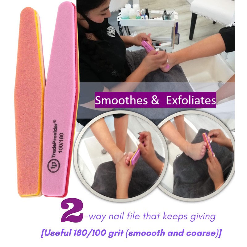 TradeProvider® Nail File 100 Grit Beta Refill Pack, (10 Pieces)