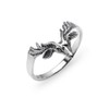 Deer Animal Band Ring - Sterling Silver Promise Nature Jewelry