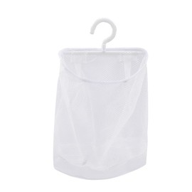 Cunegra Peg Bag, Peg Bags for Washing Line, Hanging White Polyester Mesh Peg Bags, Reusable and Multipurpose Clothes Peg Bag for Home and Garden