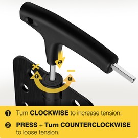 KOLET Self Closing Door Hinges, 4 x 4 Inches Door Hinges with Auto Close, Heavy Duty Stainless Steel Door Hinges, 5/8" Radius Corners Spring Hinges, Long Lasting, Matte Black, 3 Pack