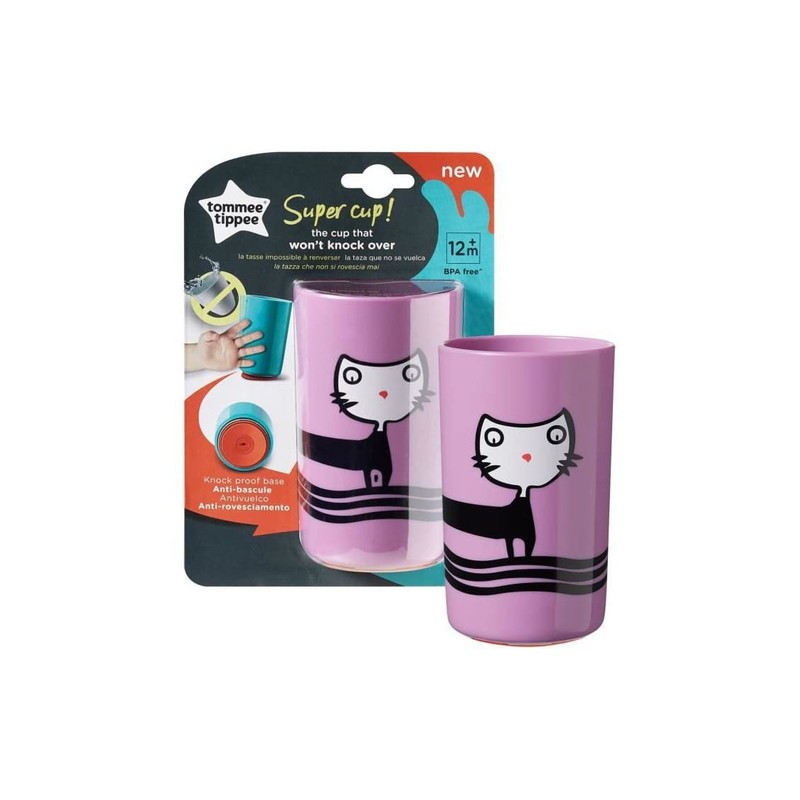 Tommee Tippee No Knock Cup, Large, Purple