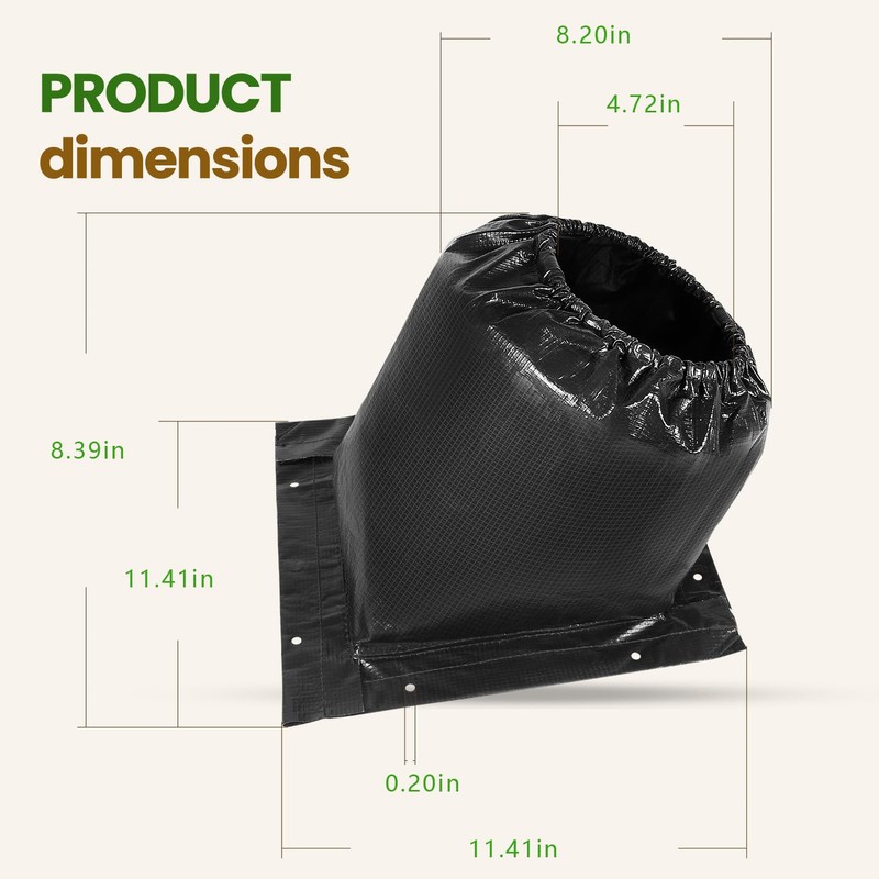 Camoo 48133 Lawn Mower Hard Top Boot for Agri-Fab Mow‑N‑Vac