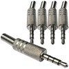 CESS 3.5mm 4-Pole TRRS Male Construction Plug Repair Headphone Jack