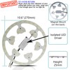 Zhairdalstar 24W LED Flush Mount Ceiling Fan Ring Light Kit