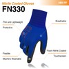 DEX FIT Nitrile Coated Work Gloves FN330-1 Pair, 3D-Comfort Stretchy