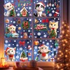 9 Sheets 156Pcs Christmas Decorations Window Clings, Large 3D Lucky