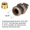 Canomo 2 Packs Lamp Finial Cap Knob Lamp Decoration for