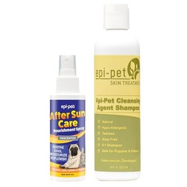 Epi-Pet Cleansing Agent Pet Shampoo, 8-Ounce (Pet Shammpoo 8oz+ Pet Moisteriser 4oz)