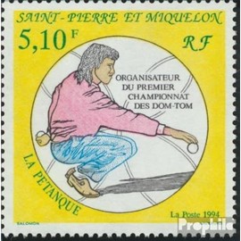 St. Pierre and Miquelon 671 (complete.issue.) unmounted mint/never hinged ** MNH 1994 1. Petanque Championship (Stamps for collectors) Sports Other