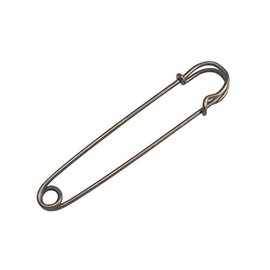 Wuuycoky Gun Color 50mm Length Safety Pin Safety Blanket Pin Pack of 15
