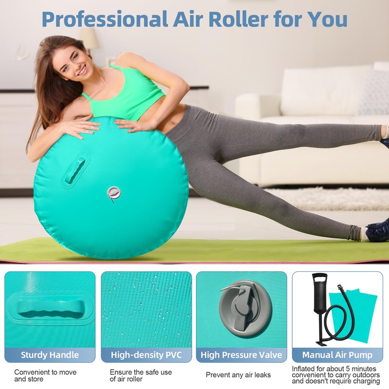 Air Roller Gymnastics Barrel Back Handspring Trainer Air Barrel Gymnastics