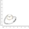 Zeeme Pearls 360271562 Women's Ring 925 Sterling Silver Shiny Pearl