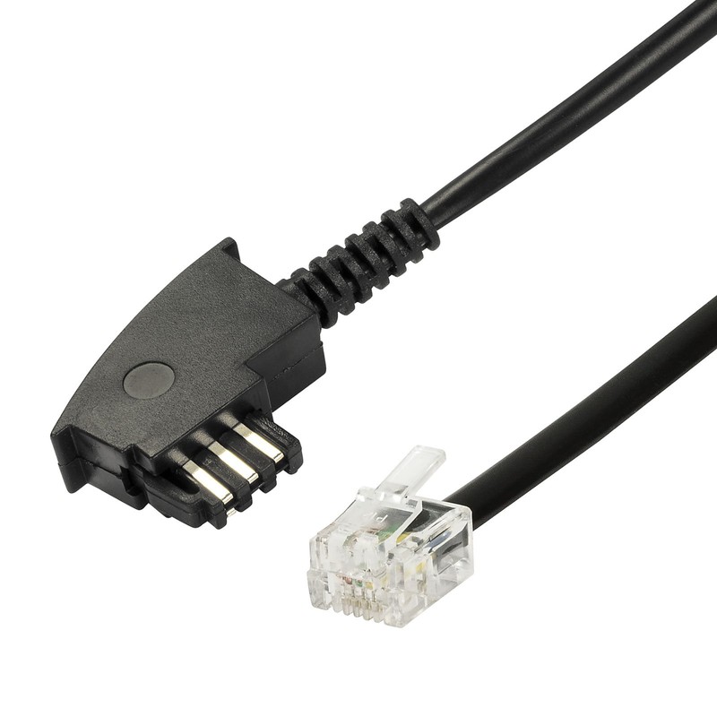 ecabo 10097 10m Telephone Cable for Imported Phone - Euro