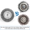 Wire Brush for Drill, Wire Wheel Brush Cup Set, Wire