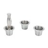 3pcs Refillable Coffee Capsule 304 Stainless Steel Coffee Pods with