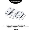 Flush Mount Bracket, Interlocking Photo Frame Hook 56 x 36mm