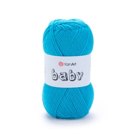YarnArt - Hilo de punto 100% acrílico para bebé, 50 g (150 m), ultrasuave y ligero, seguro para la piel sensible para bebés y niños, duradero y fácil de trabajar, perfecto para tejer y ganchillo (bebé