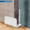 Rok Hardware Heavy Duty Wall Mounted Adjustable Sliding Barn Door