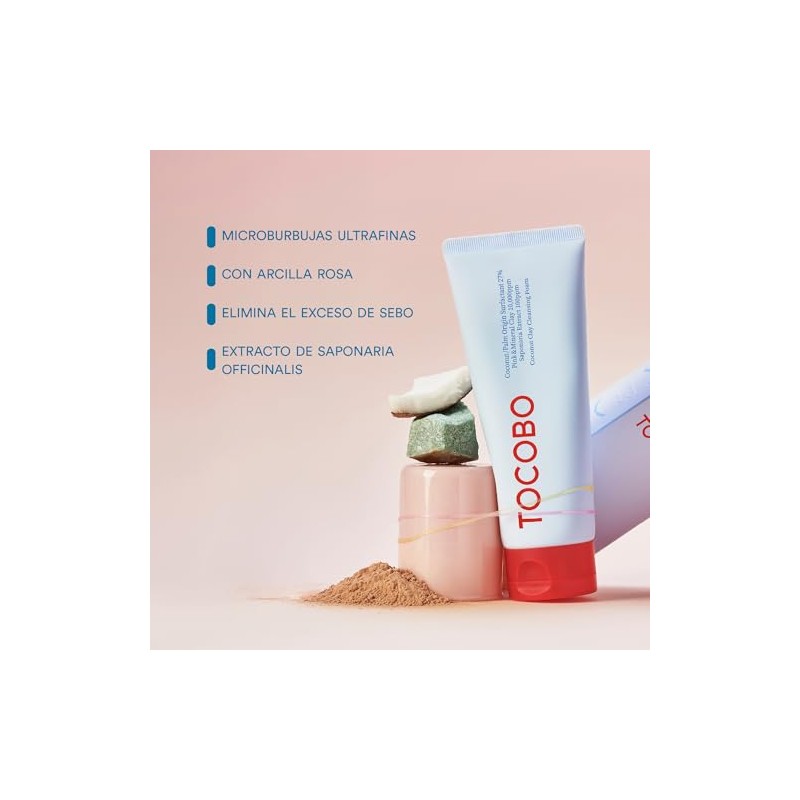 Tocobo Coconut Clay Cleansing Foam 150 Espuma Limpiadora Facial Arcilla
