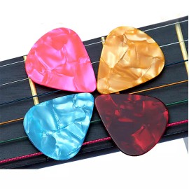 Microseven 100pcs Custom Acoustic Electric Guitar Celluloid Pick Plectrums 0.71mm wholesale