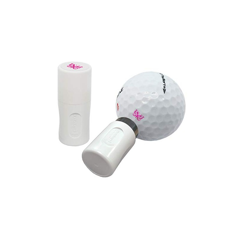 Asbri Golf Pink Butterfly Golf Ball Stamper