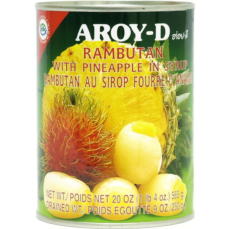 Fruits in Syrup (Rambutan with Pineapple) - 20oz (Pack of