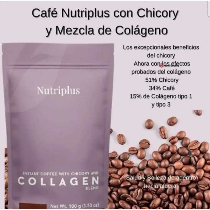 Café Instantáneo Farmasi Con Collegeno Y Achicoria