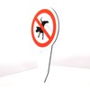 AllesKlaro® High-Quality XXL Plug-In Sign – No Dogs Pee –