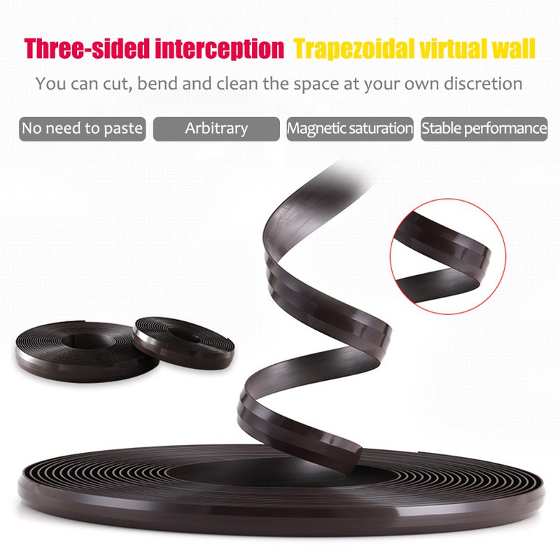 Virtual Magnetic Strip Wall for Strong Magnetic Virtual Protection Wall