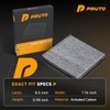 Pruto Premium Cabin Air Filter Activated Carbon Compatible with Ram