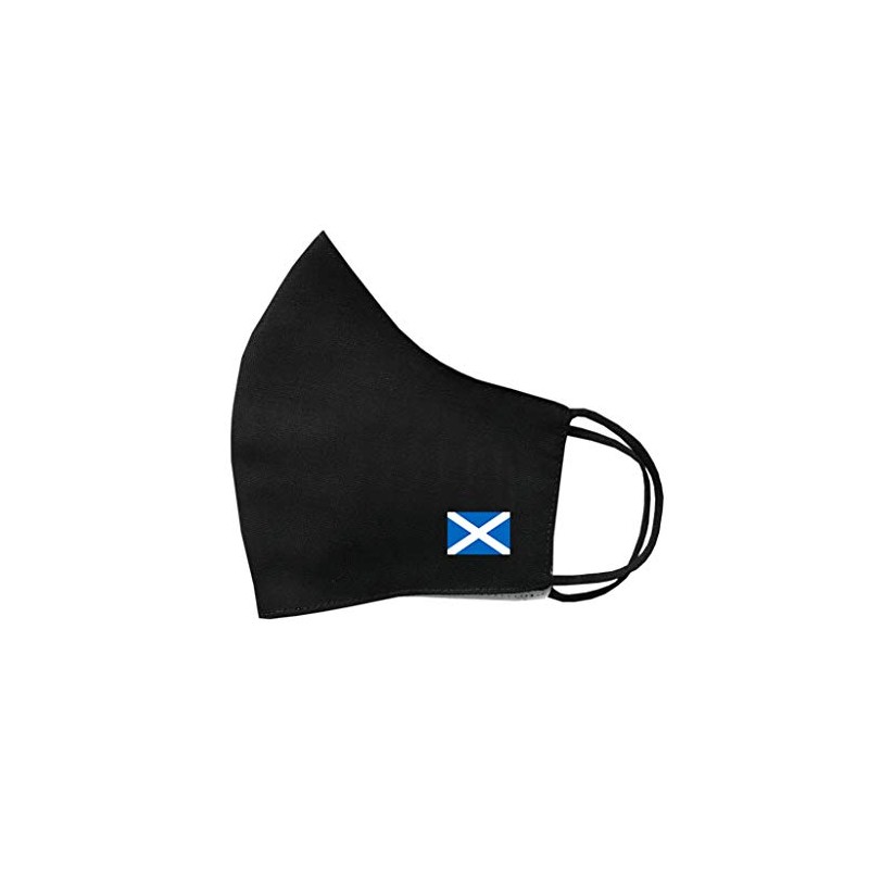 Scottish Flag Cotton Face Mask Protective Covering Washable Reusable Breathable